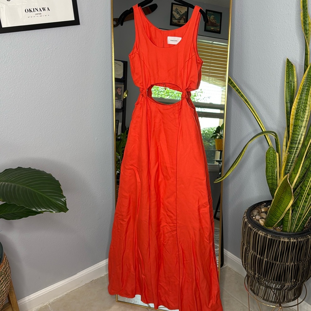 Bondi Born Tenerife Cut Out Maxi Dress in Viscose Rayon Blend - Picture 4 of 7